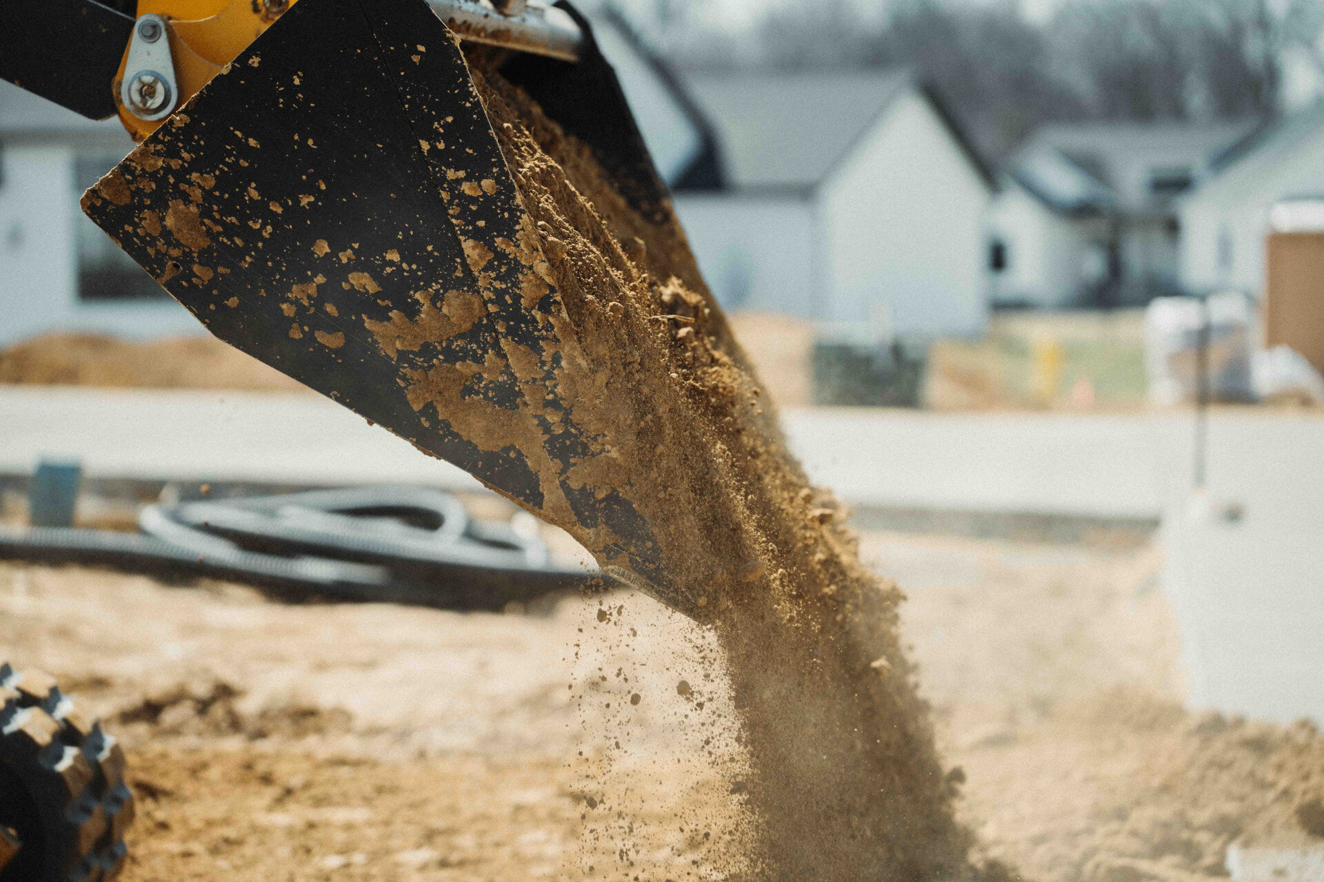 Contractor crew working on a Quad Cities job site