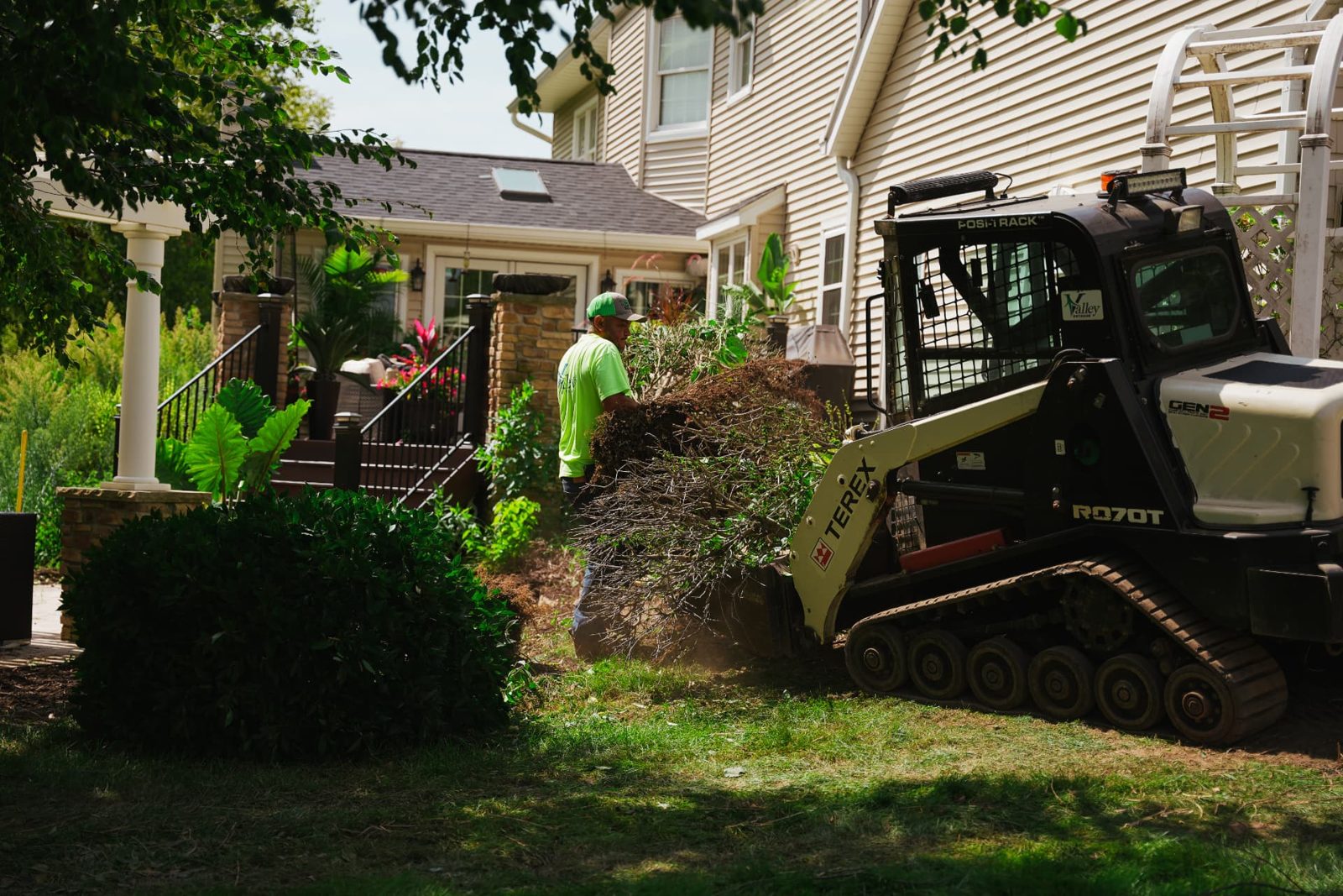 Valley Outdoor crew on a job site